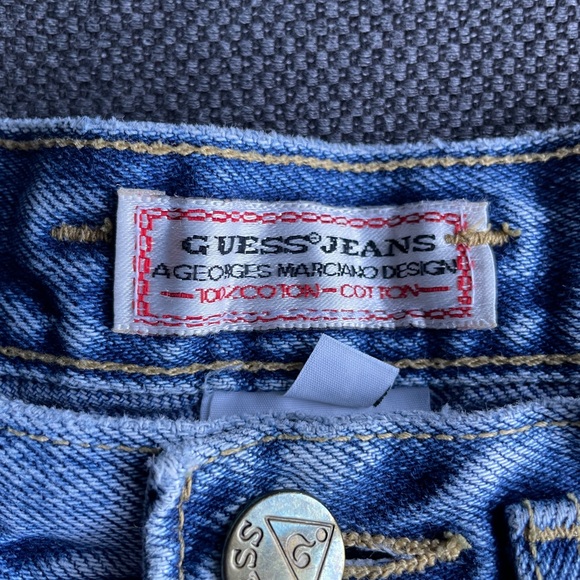 Guess Jeans Blue Denim Shorts - Picture 6 of 7